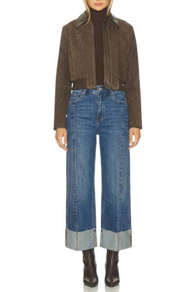 Inseam Transform High Rise Tummy Control A-Wide Jeans – Dark Wash