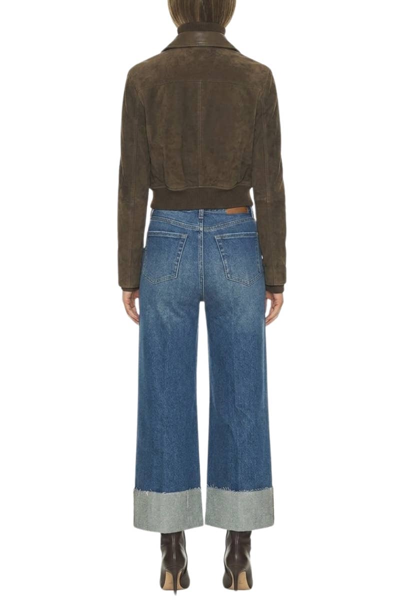 Inseam Transform High Rise Tummy Control A-Wide Jeans – Dark Wash