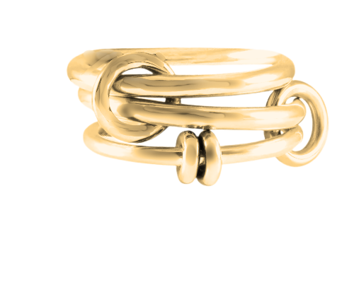 3 Multi Band stacking rings- STEEL-sized : Silver / 7