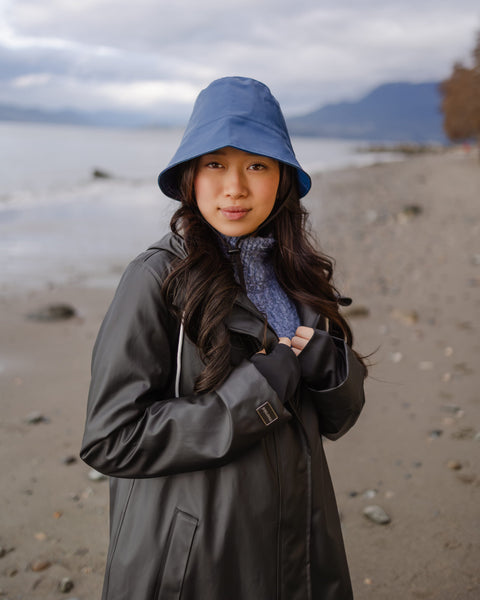 Mernini Black Beauty full-length raincoat