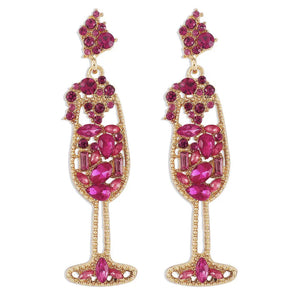 glass earrings