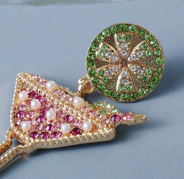 glass earrings