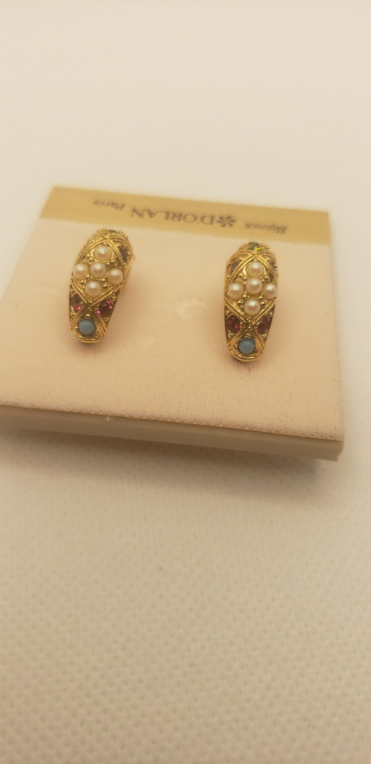 Nina Ricci D'Orlan Buried Treasure Earrings