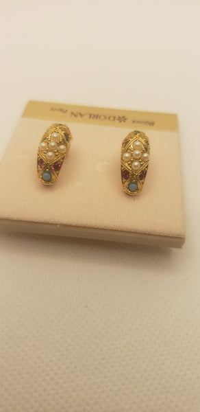 Nina Ricci D'Orlan Buried Treasure Earrings