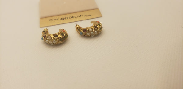 Nina Ricci D'Orlan Buried Treasure Earrings