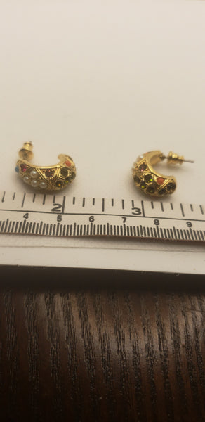 Nina Ricci D'Orlan Buried Treasure Earrings