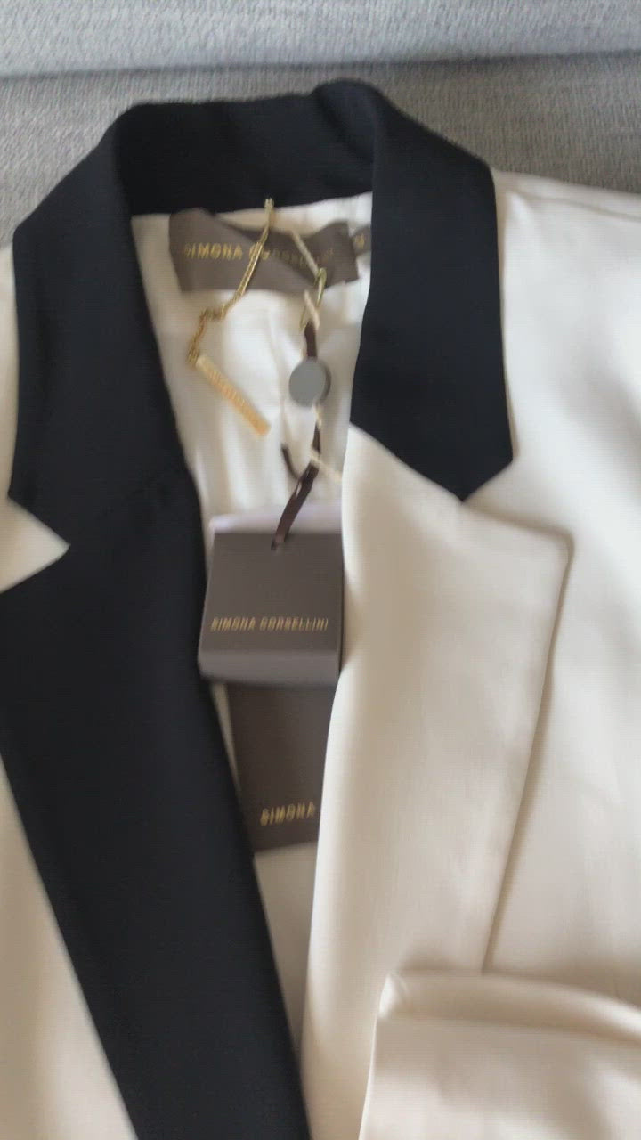 Space Simona Corsellini Color block Blazer nwt Size 6