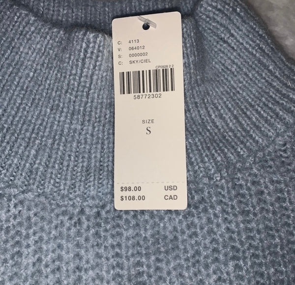 Anthropologie NWT light blue puff sleeved  Sweater