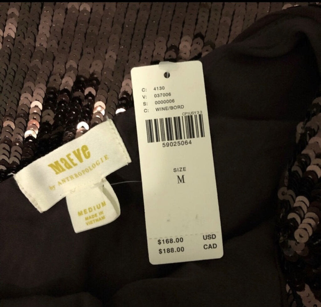 *Antro new Sequin Midi open back Dress