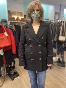 *Bcbg Generation navy wool coat