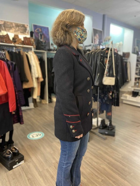 *Bcbg Generation navy wool coat