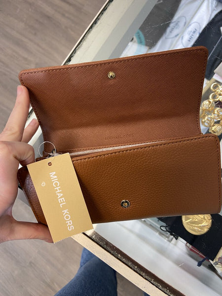 *MK Tan Flip Wallet NWT
