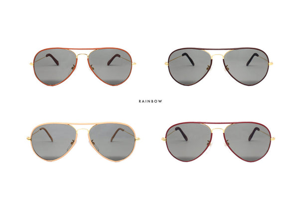 *Fellow Earthlings Leather wrapped sunglasses