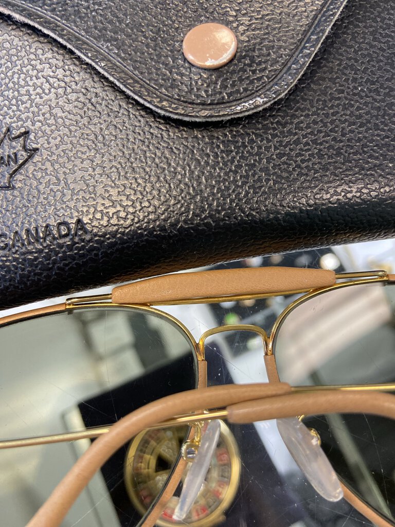 *Fellow Earthlings Leather wrapped sunglasses