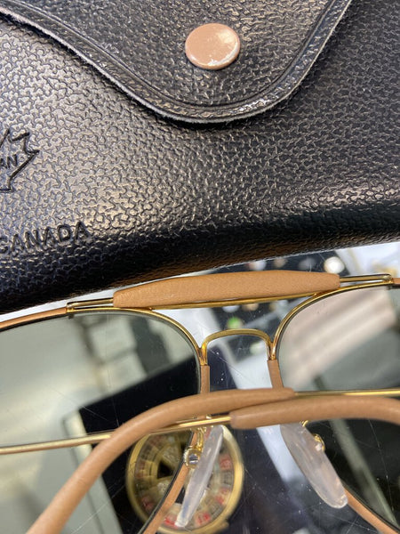 *Fellow Earthlings Leather wrapped sunglasses