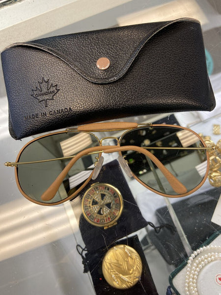 *Fellow Earthlings Leather wrapped sunglasses