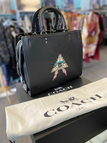 *Coach Rogue with Pyramid Eye NWT