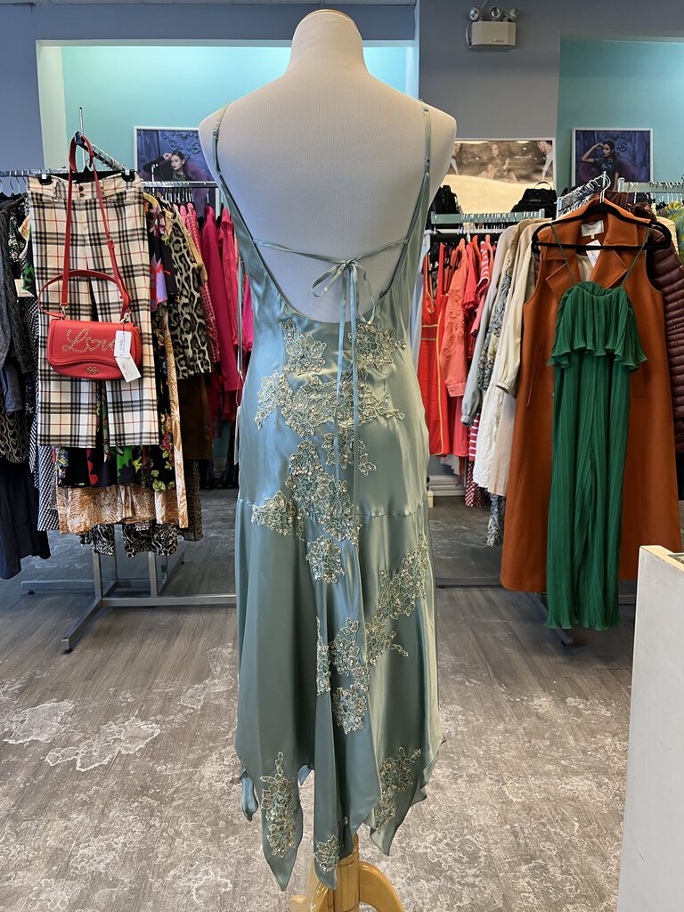 *Sue Wong Silk Beaded Dress NWT