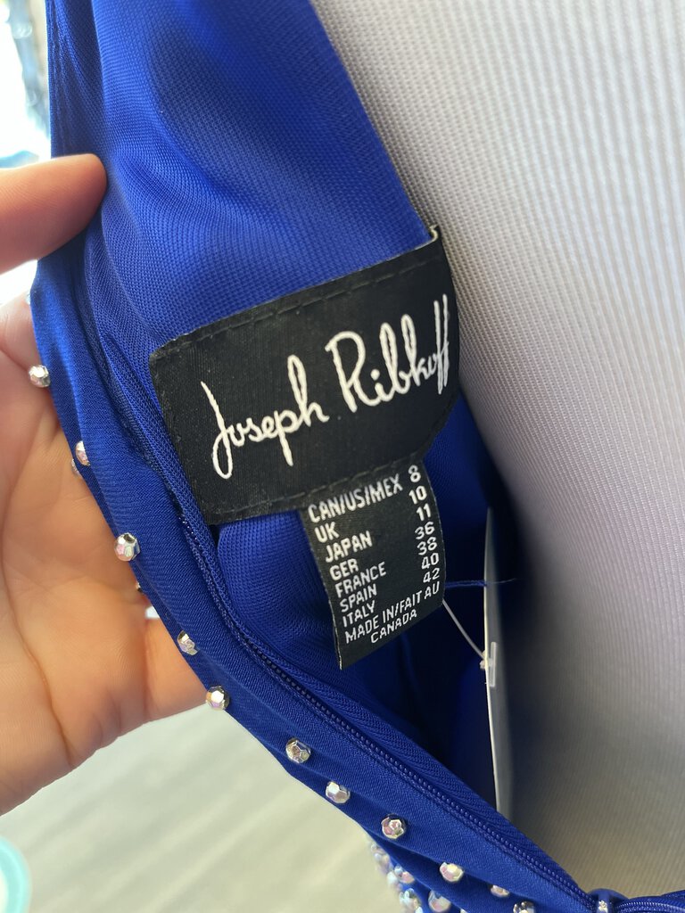 *Joseph Ribkoff blue studded dress size 8