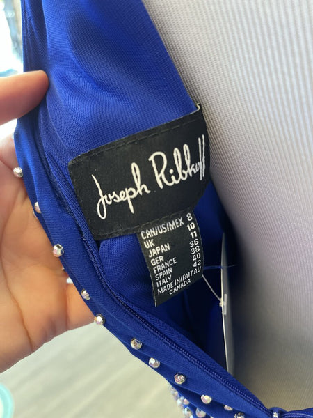 *Joseph Ribkoff blue studded dress size 8