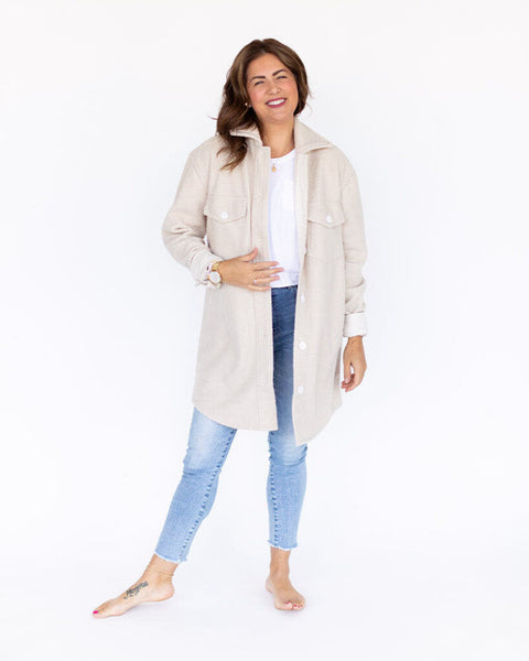 Jackson Rowe x Jillian Harris Scholar Shacket in Size M