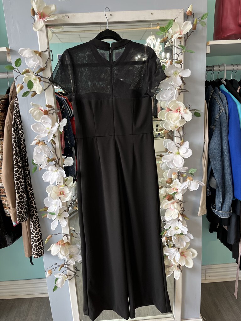 *JS Collection Sheer Top Jumpsuit Size 8