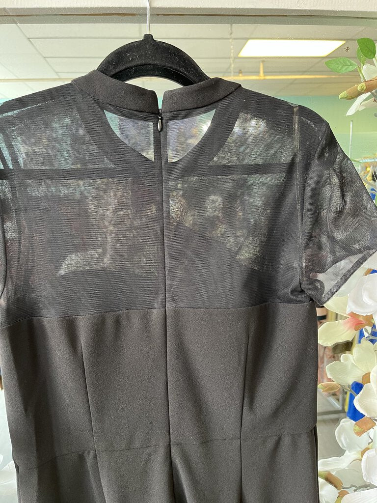 *JS Collection Sheer Top Jumpsuit Size 8