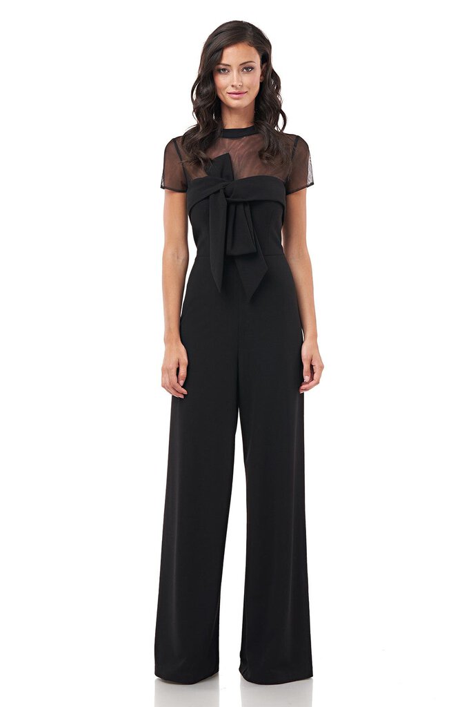*JS Collection Sheer Top Jumpsuit Size 8