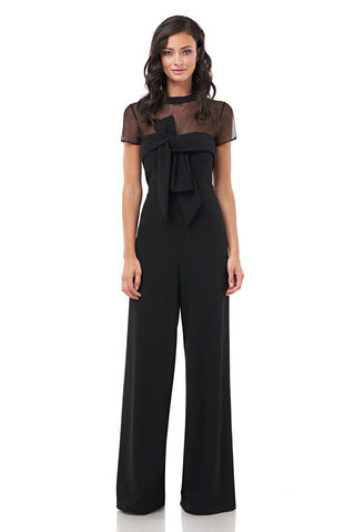 *JS Collection Sheer Top Jumpsuit Size 8