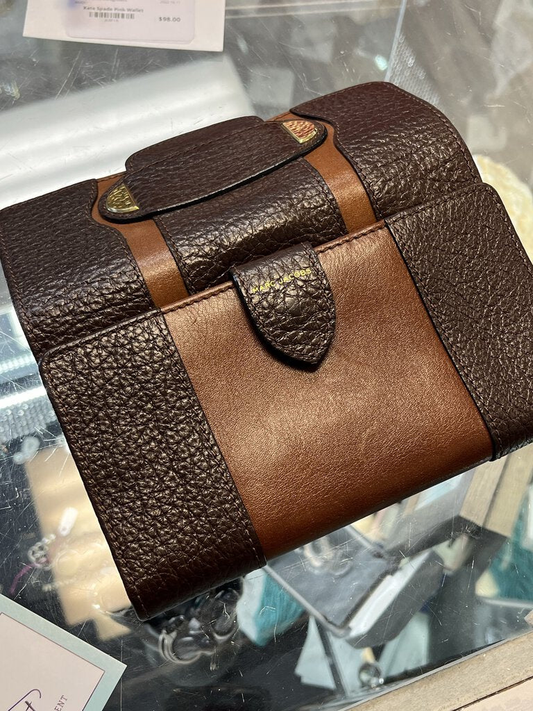 Marc Jacobs Brown Leather Wallet