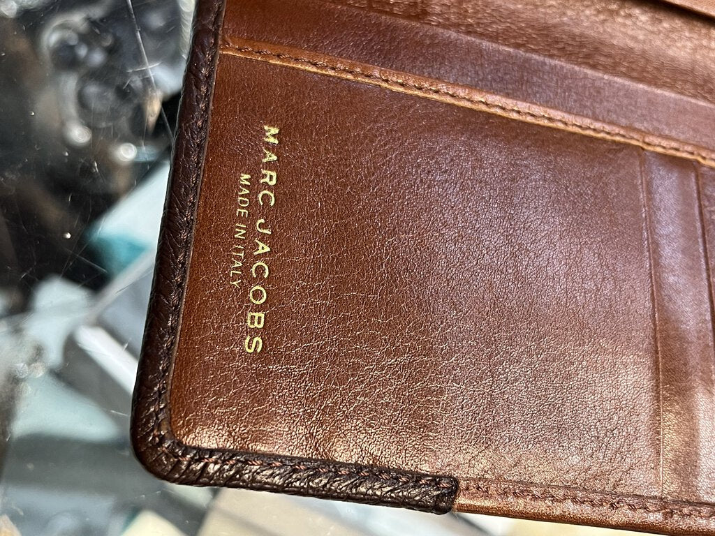 Marc Jacobs Brown Leather Wallet