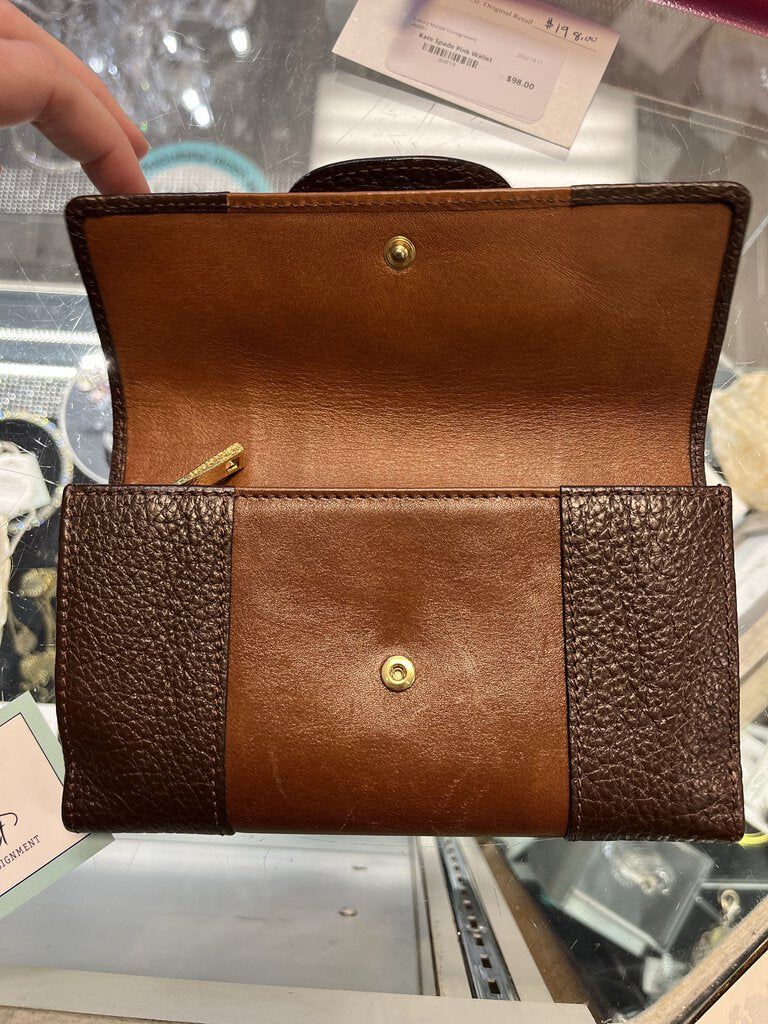 Marc Jacobs Brown Leather Wallet