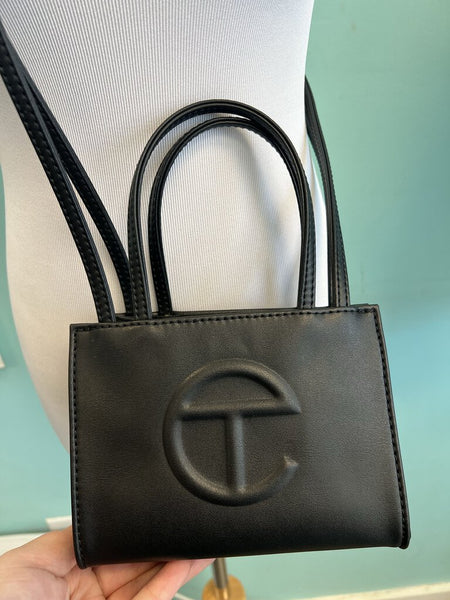 Telfar MIni Shopping Bag Black