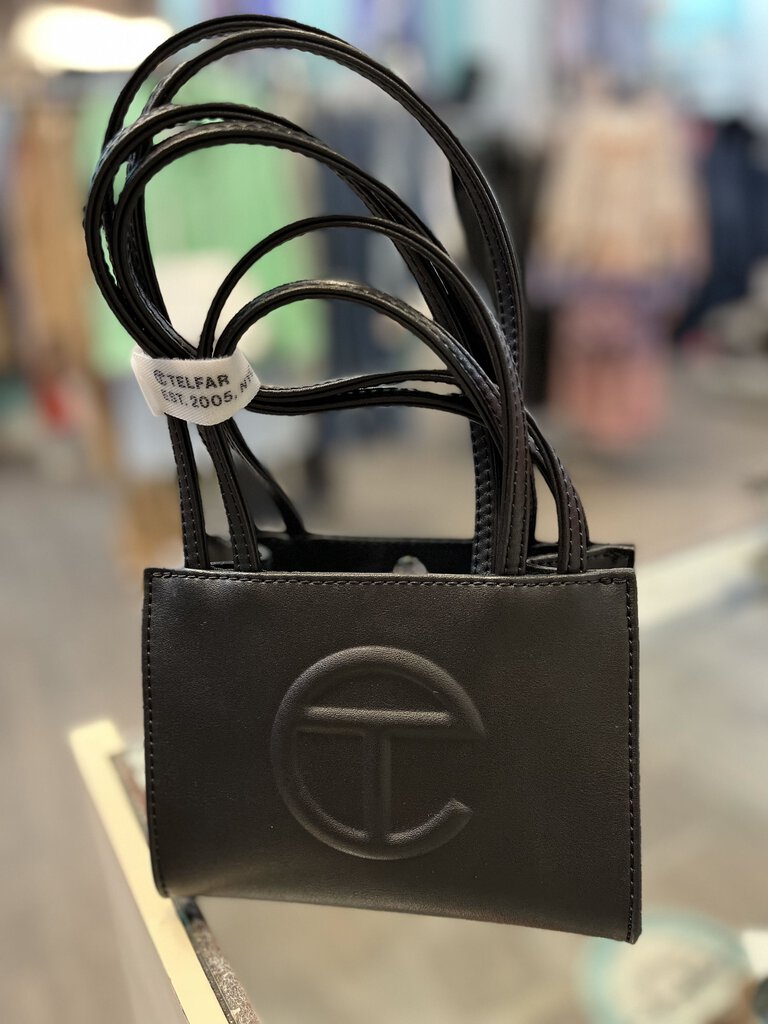 Telfar MIni Shopping Bag Black