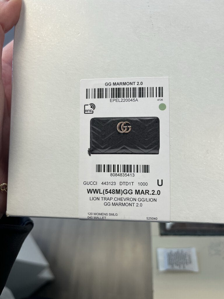 Gucci Marmot Zip Around Wallet
