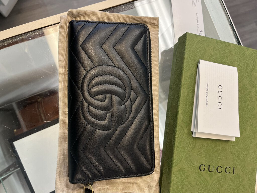 Gucci Marmot Zip Around Wallet
