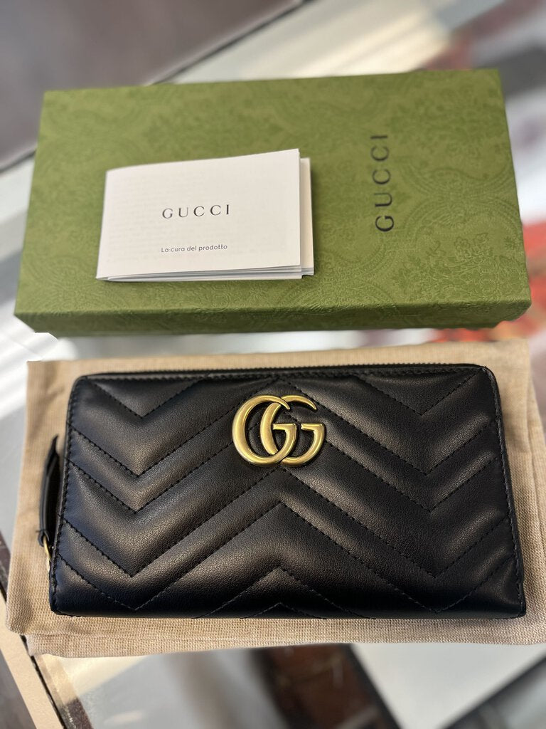 Gucci Marmot Zip Around Wallet