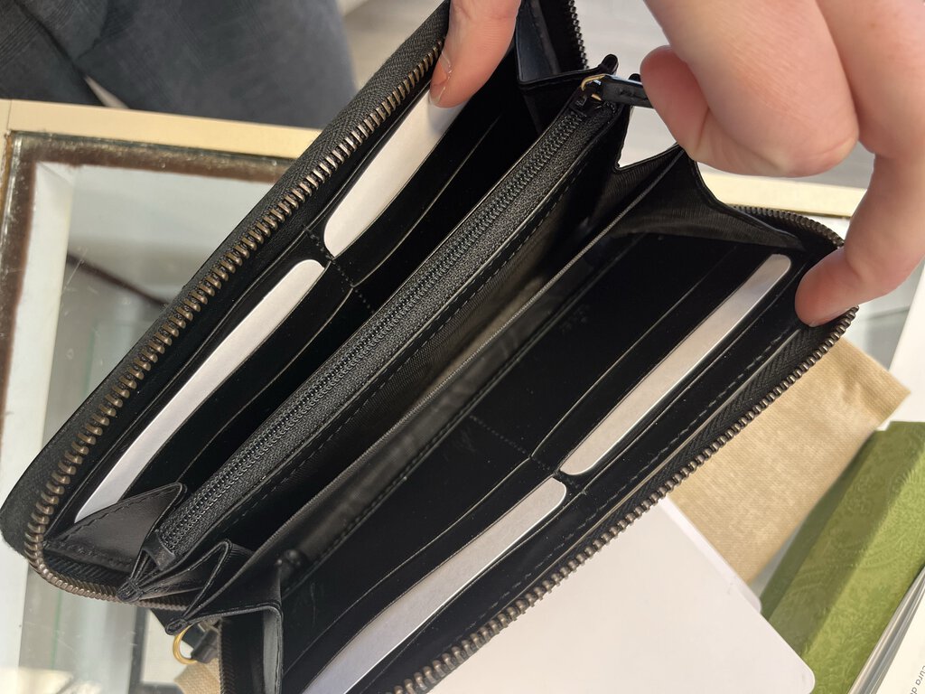 Gucci Marmot Zip Around Wallet