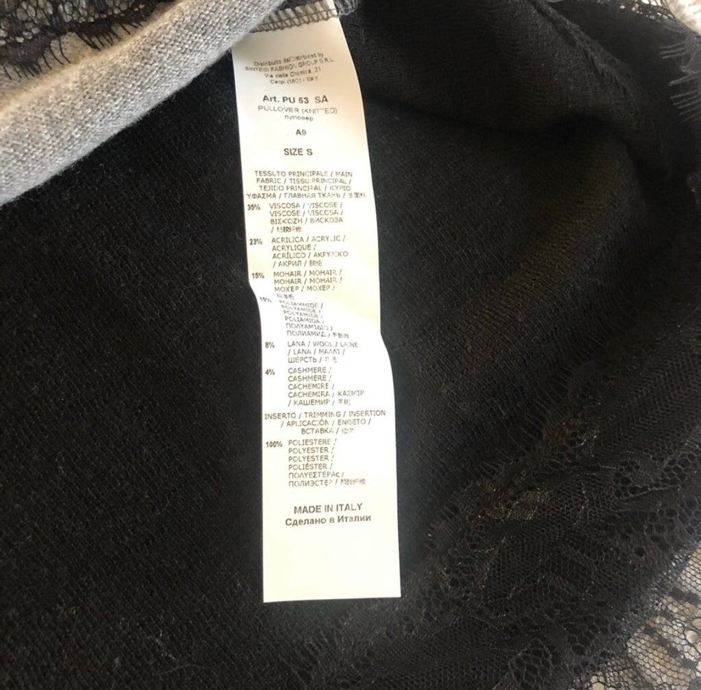*LAB Anna Rachele wool lace sweater nwt RETAIL $275