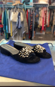 Stuart Weitzman pearl sandals size 10