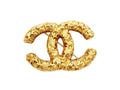 Authentic vintage Chanel pin brooch gold CC logo double C
