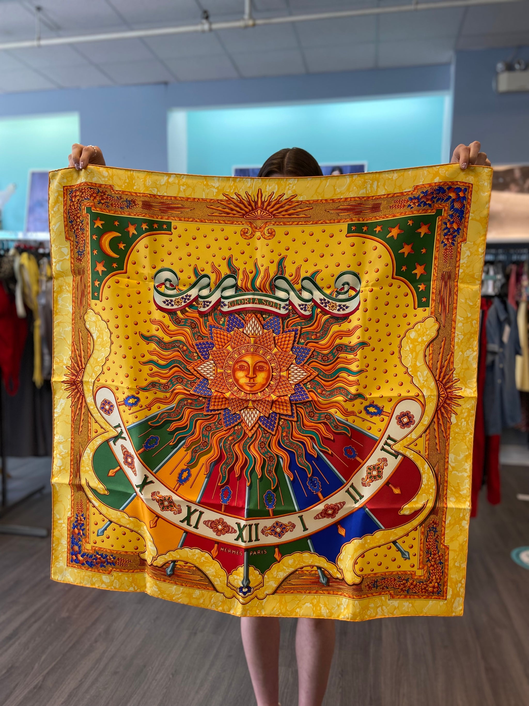 Hermes Silk Scarf 