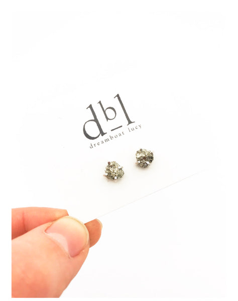 Pyrite studs