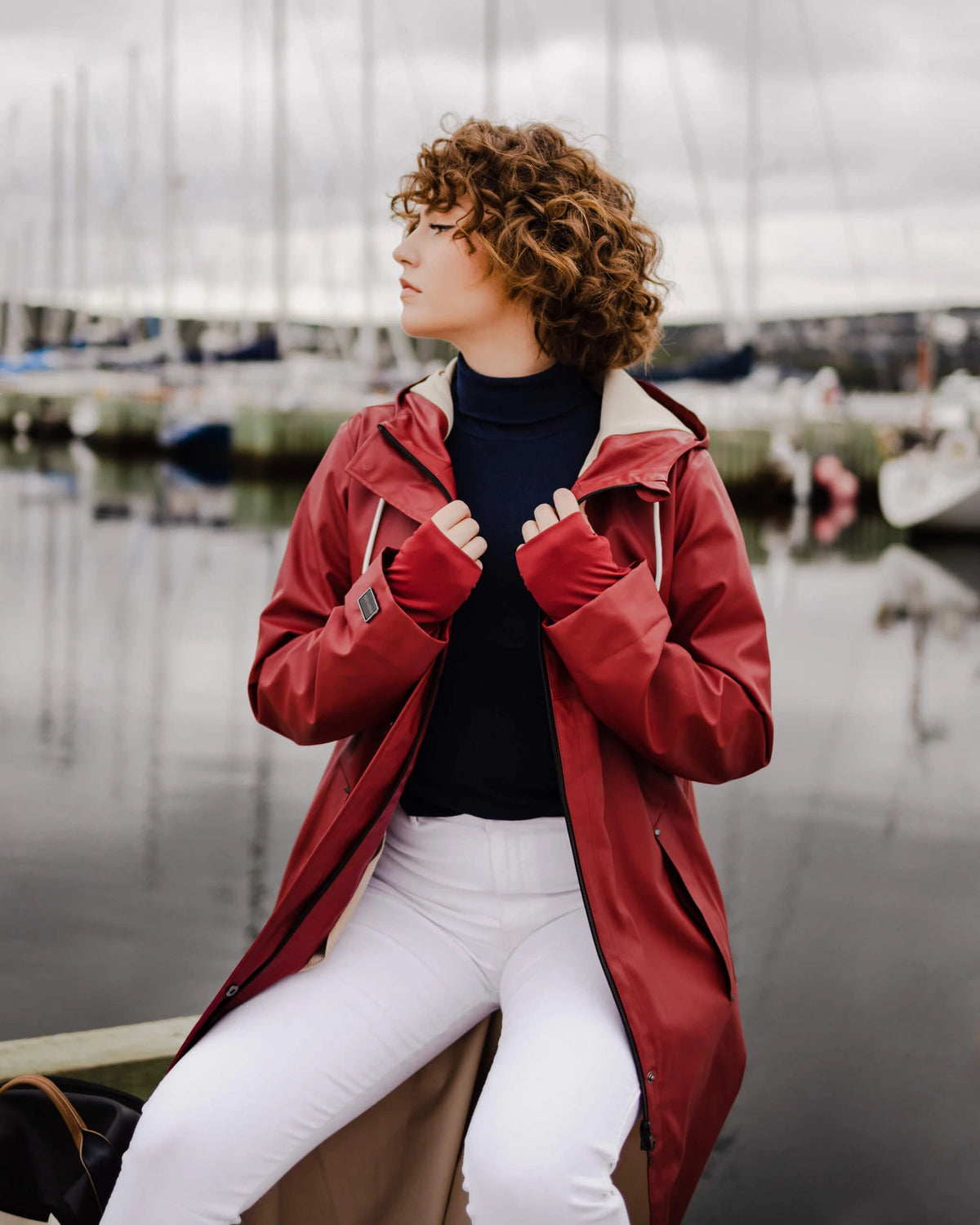 Mernini Raincoat – Merlot Red